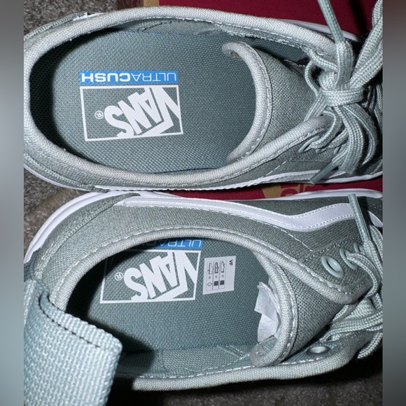 VANS Sentry Old Skool Skater Shoes SZ 7.5 Canvas Green - Picture 8 of 9